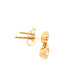 Round Brilliant Cut Diamond 2 Stone Drop Earrings - 1.01cts Gardiner Brothers