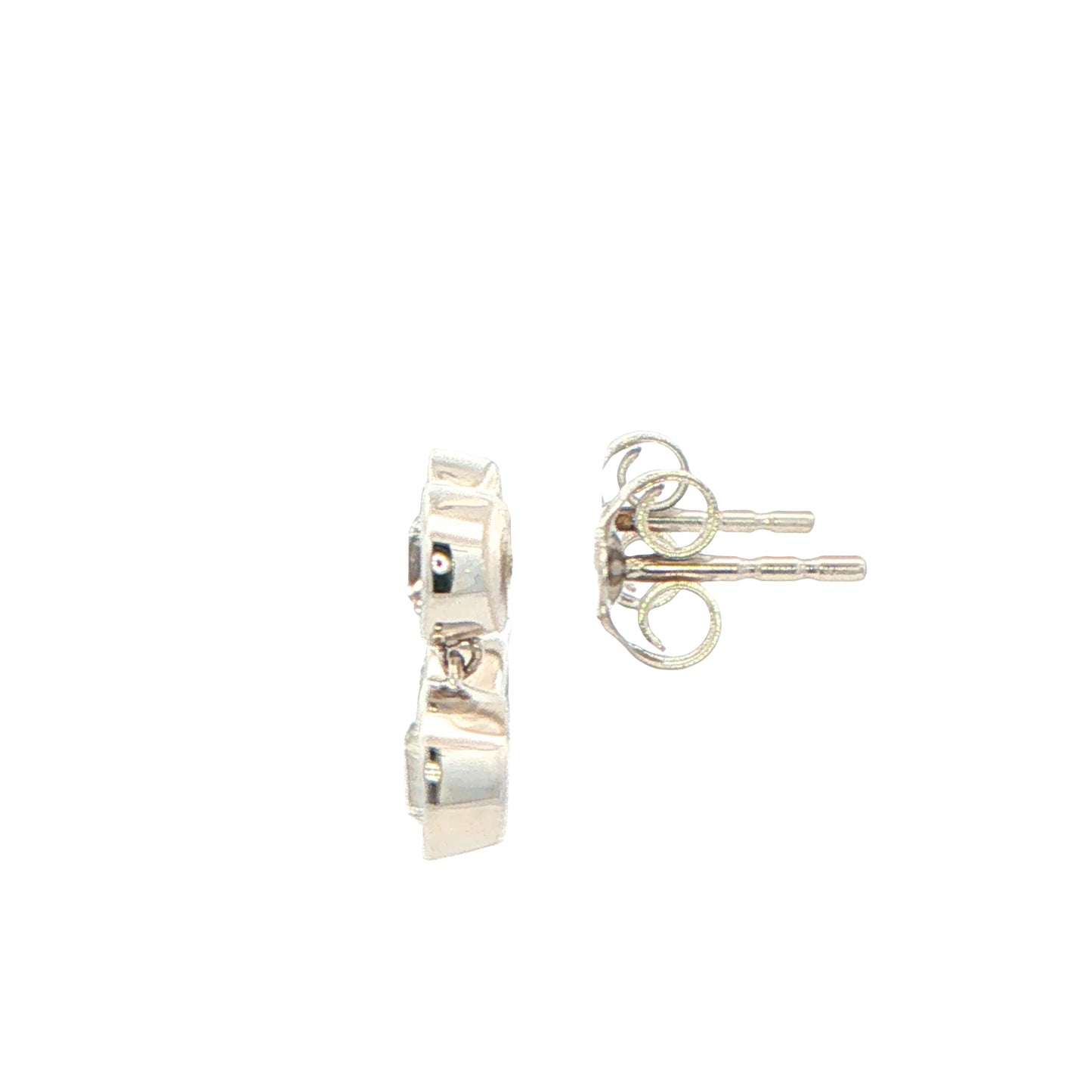 Round Brilliant Cut Diamond 2 Stone Drop Earrings - 1.01cts Gardiner Brothers