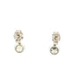 Round Brilliant Cut Diamond 2 Stone Drop Earrings - 1.01cts Gardiner Brothers