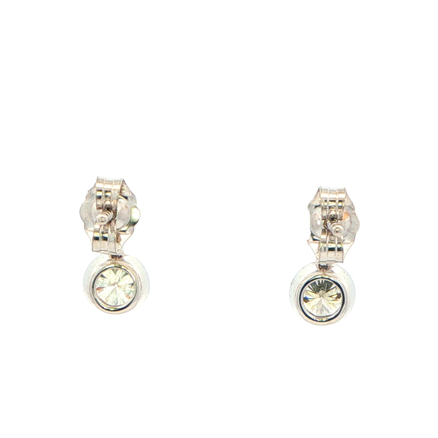 Round Brilliant Cut Diamond 2 Stone Drop Earrings - 1.01cts Gardiner Brothers
