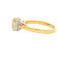 Yellow Gold Oval Shaped Yellow diamond 3 Stone ring - 2.01cts Gardiner Brothers