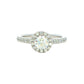 Platinum Aurora Cut Diamond Halo Style Ring - 0.84cts Gardiner Brothers