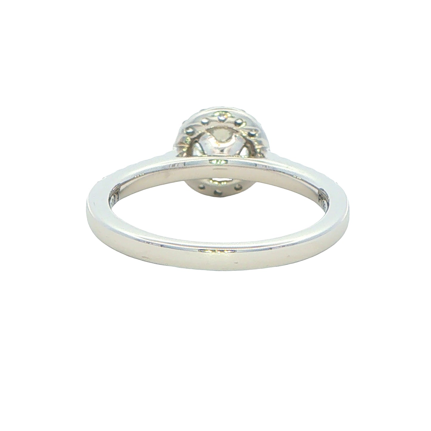 Platinum Aurora Cut Diamond Halo Style Ring - 0.84cts Gardiner Brothers