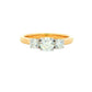 Yellow Gold Aurora 3 Stone Diamond Ring - 0.71cts Gardiner Brothers
