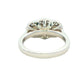 Platinum Aurora Cut Diamond 3 Stone Halo Style Ring - 1.20cts Gardiner Brothers