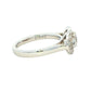 Platinum Aurora Cut Diamond 3 Stone Halo Style Ring - 1.20cts Gardiner Brothers