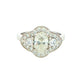 Platinum Oval Shaped Aurora Diamond Halo Style Ring - 1.50cts Gardiner Brothers