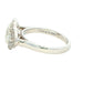 Platinum Oval Shaped Aurora Diamond Halo Style Ring - 1.50cts Gardiner Brothers