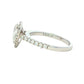 Platinum Pear shaped Aurora cut diamond halo style ring - 1.08cts Gardiner Brothers