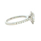 Platinum Pear shaped Aurora cut diamond halo style ring - 1.08cts Gardiner Brothers