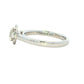 Platinum Aurora Cut Diamond Halo Ring - 0.70cts Gardiner Brothers
