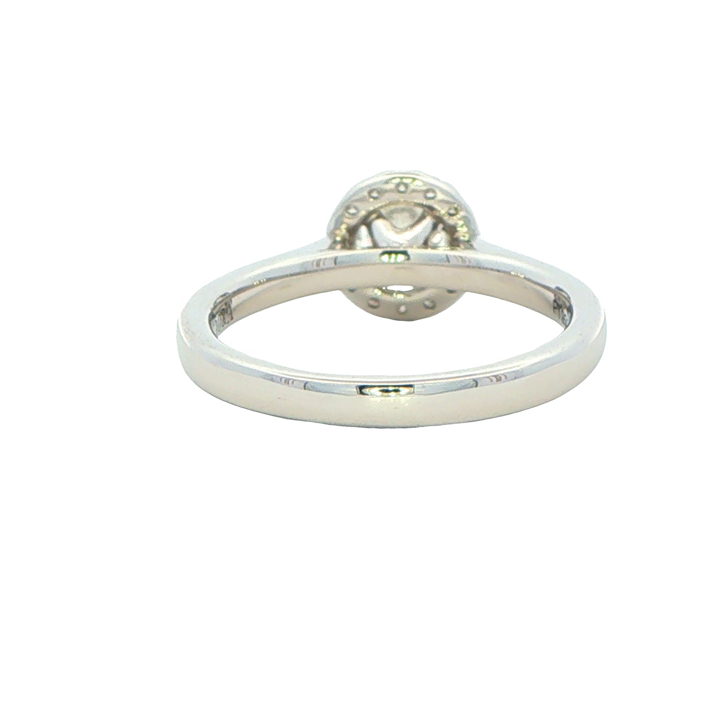 Platinum Aurora Cut Diamond Halo Ring - 0.70cts Gardiner Brothers