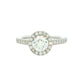 Platinum Aurora Cut Diamond Halo Style Ring - 1.07cts Gardiner Brothers