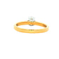 Yellow Gold Aurora Oval Shaped Diamond Solitaire Ring - 0.51cts Gardiner Brothers