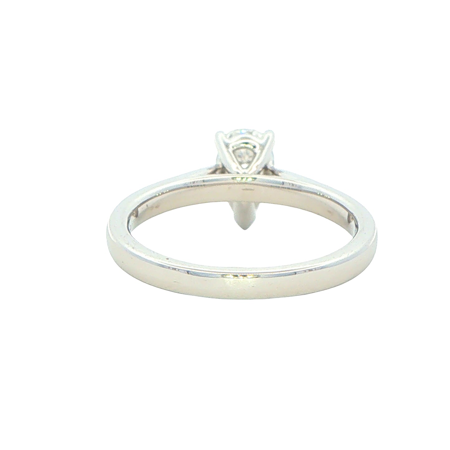 Platinum Aurora Pear Shaped Diamond Solitaire Ring - 0.61cts Gardiner Brothers