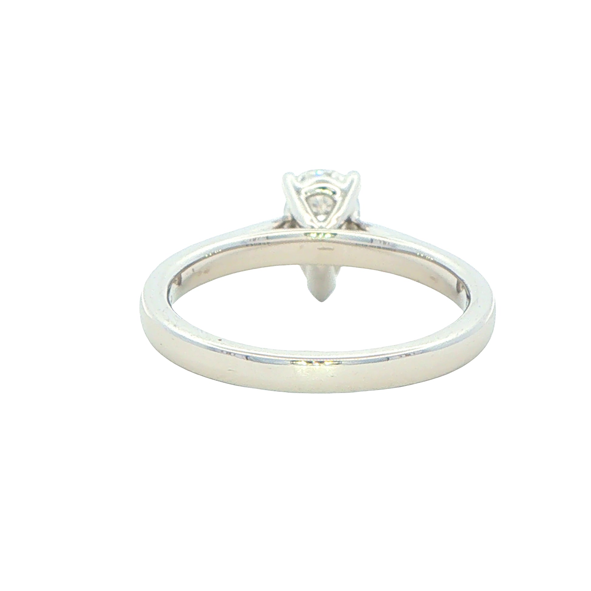 Platinum Aurora Pear Shaped Diamond Solitaire Ring - 0.61cts Gardiner Brothers