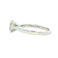 Platinum Oval Shaped Aurora Cut Diamond Solitaire Ring - 0.90cts Gardiner Brothers