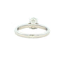 Platinum Oval Shaped Aurora Cut Diamond Solitaire Ring - 0.90cts Gardiner Brothers