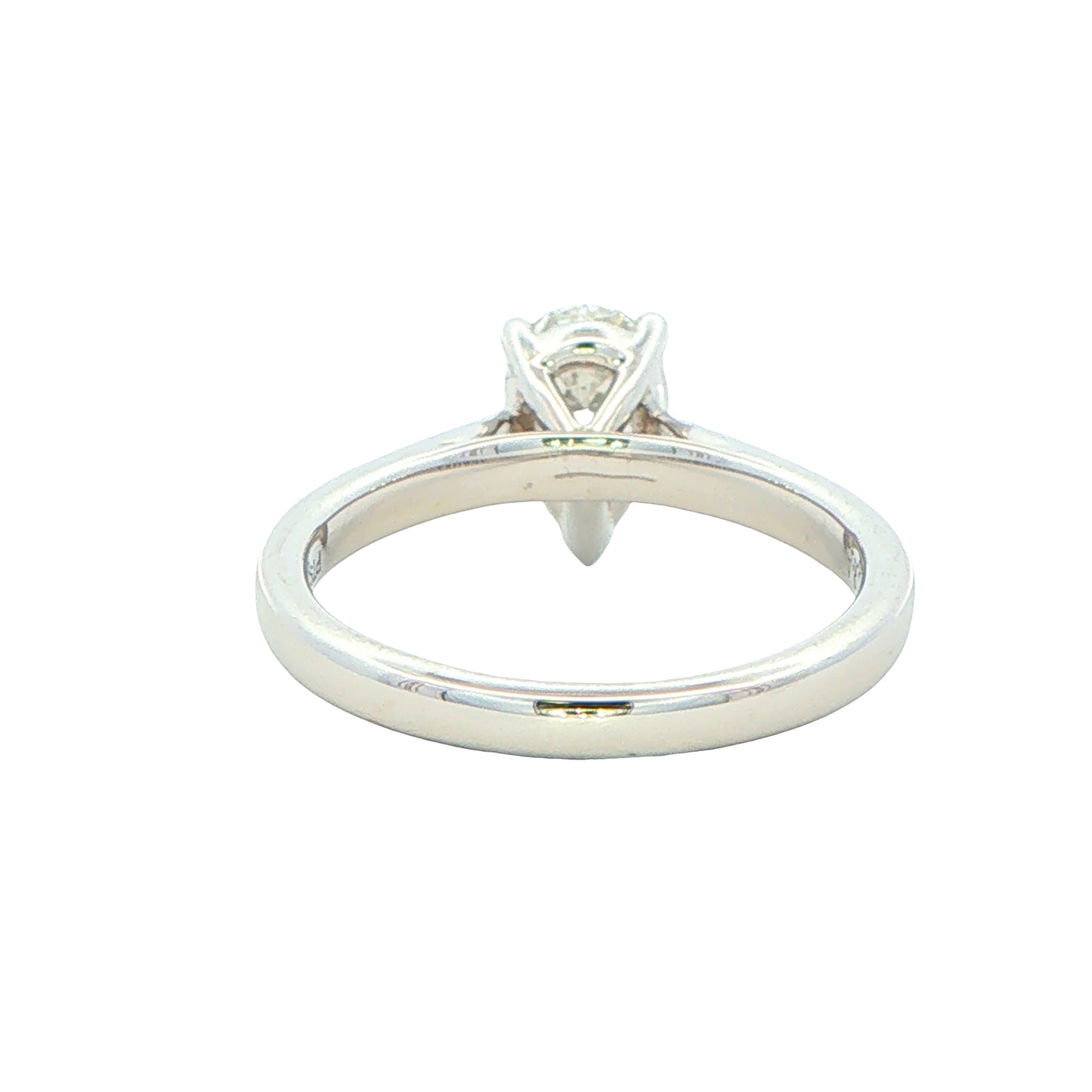 Platinum Pear Shaped Aurora Cut Diamond Solitaire - 0.91cts Gardiner Brothers