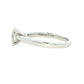 Platinum Oval Shaped Aurora Cut Diamond Solitaire Ring - 0.73cts Gardiner Brothers