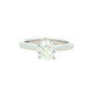 Platinum Aurora Cut Diamond Solitaire Ring - 1.10cts Gardiner Brothers
