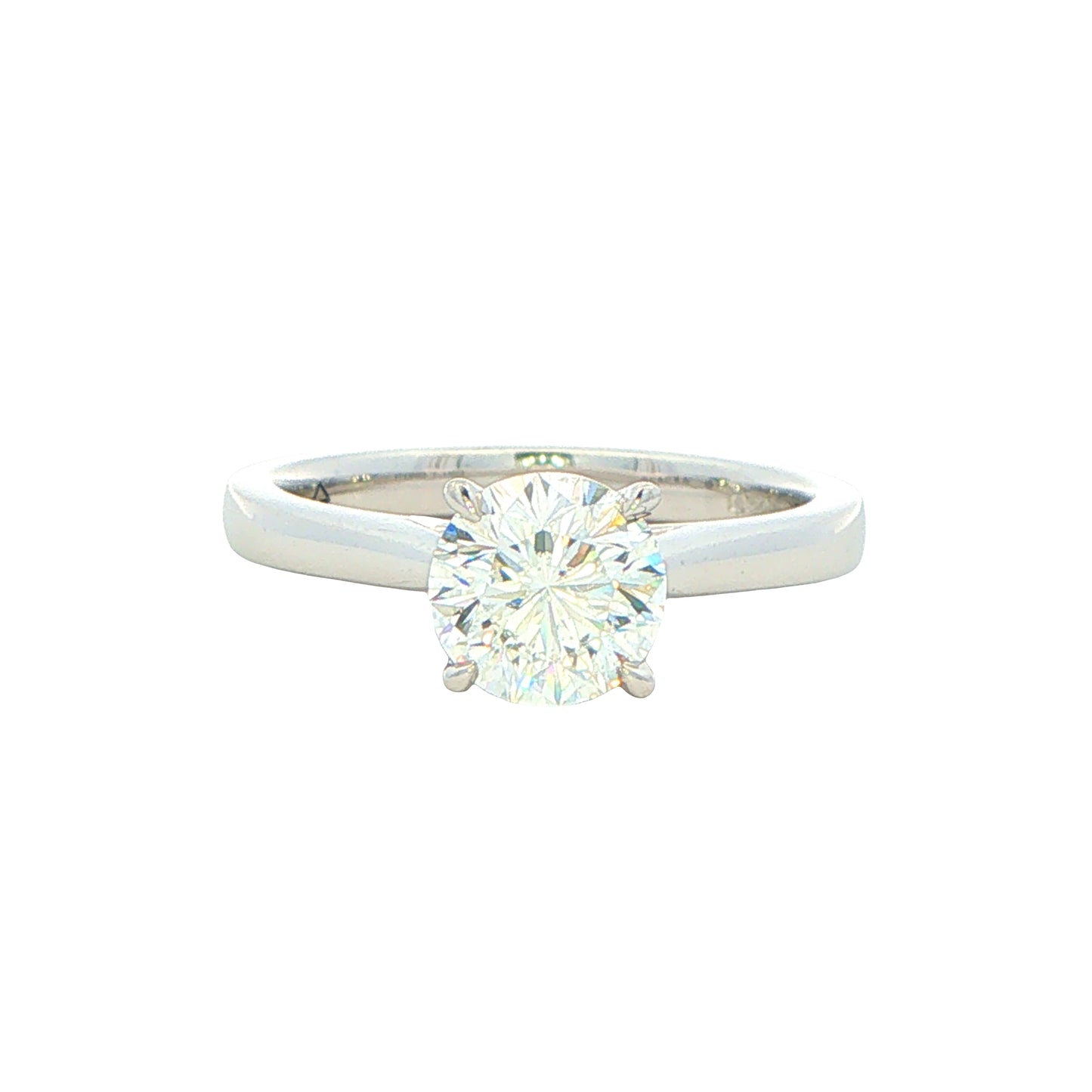 Platinum Aurora Cut Diamond Solitaire Ring - 1.10cts Gardiner Brothers
