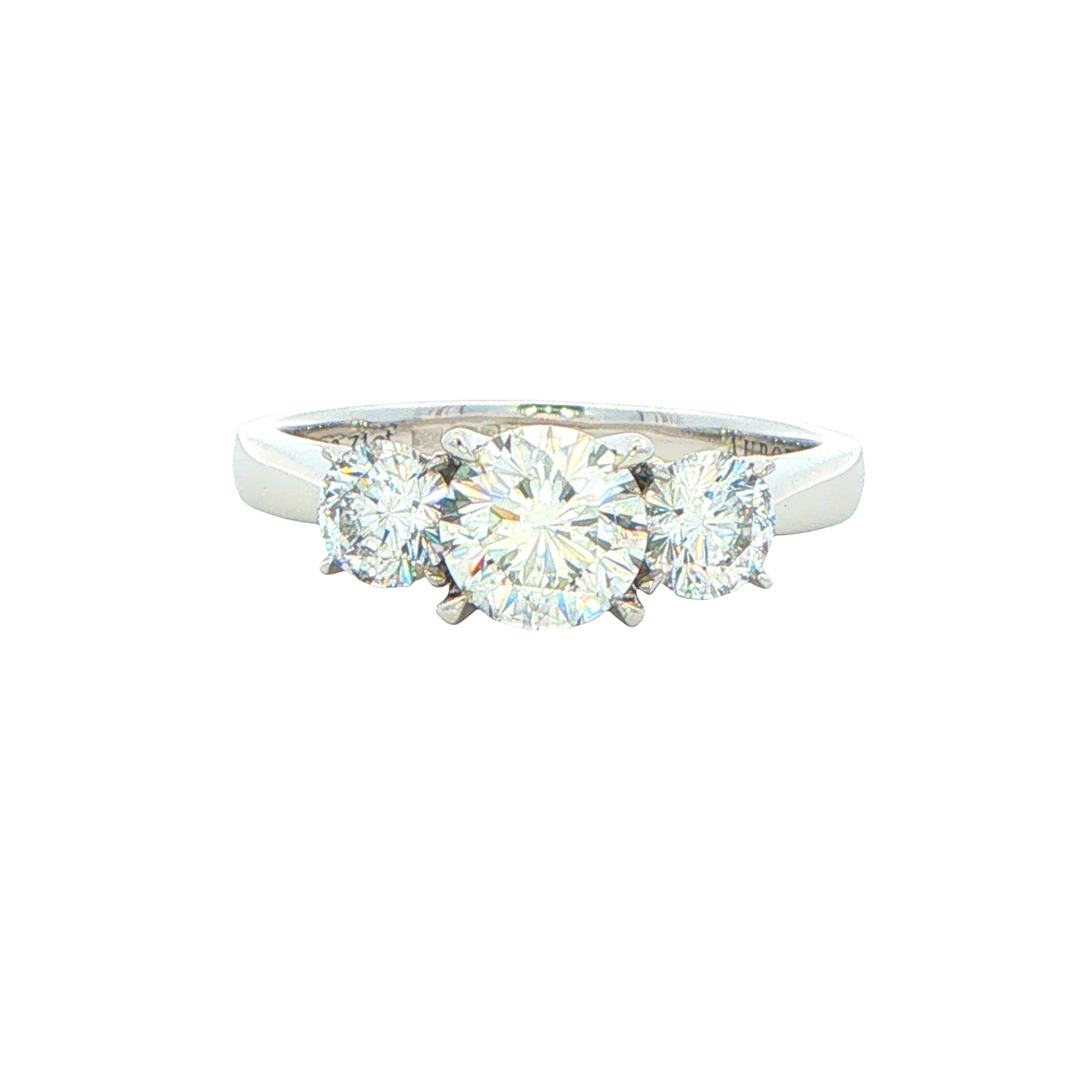 Platinum Aurora 3 Stone Diamond Ring - 1.23cts Gardiner Brothers