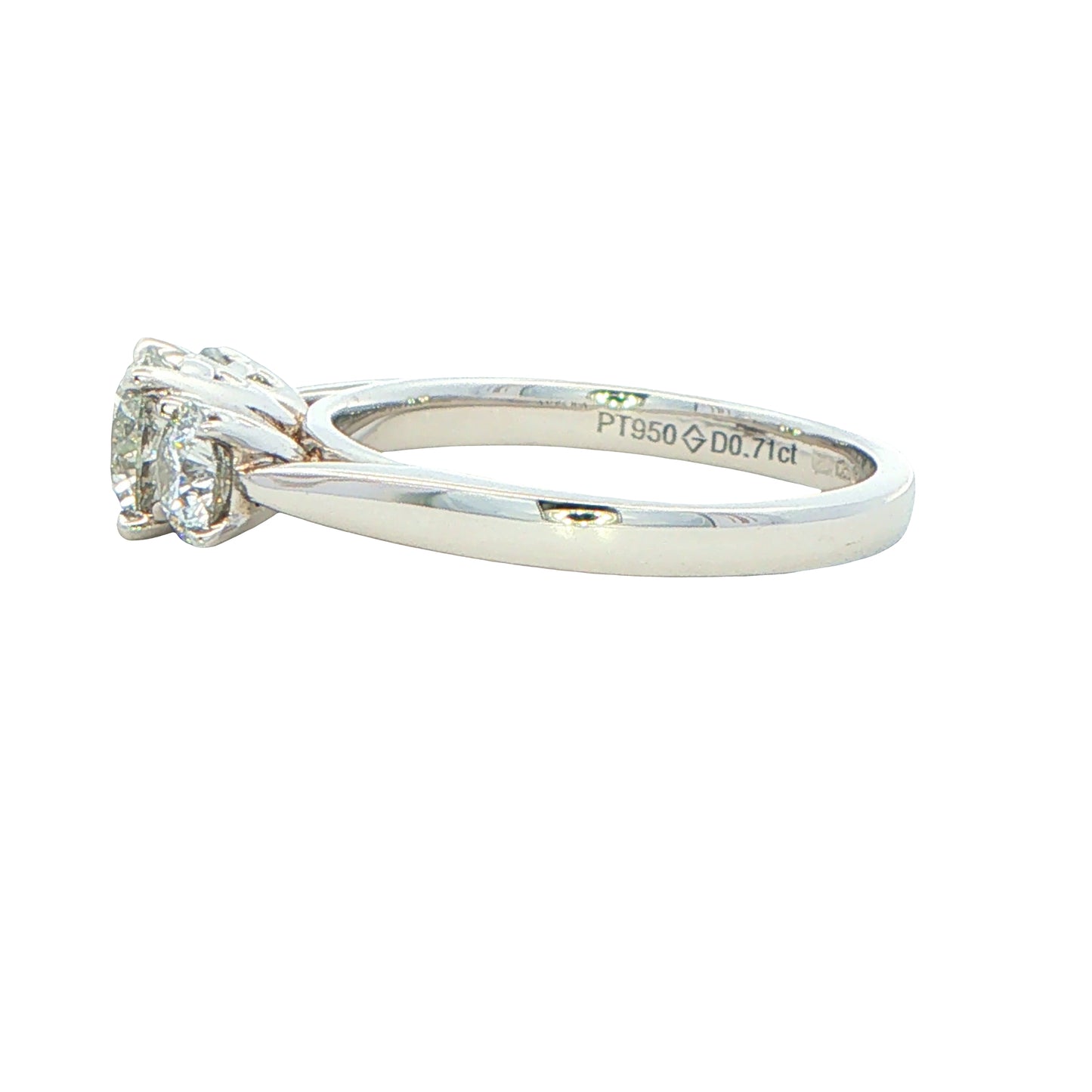 Platinum Aurora 3 Stone Diamond Ring - 1.23cts Gardiner Brothers