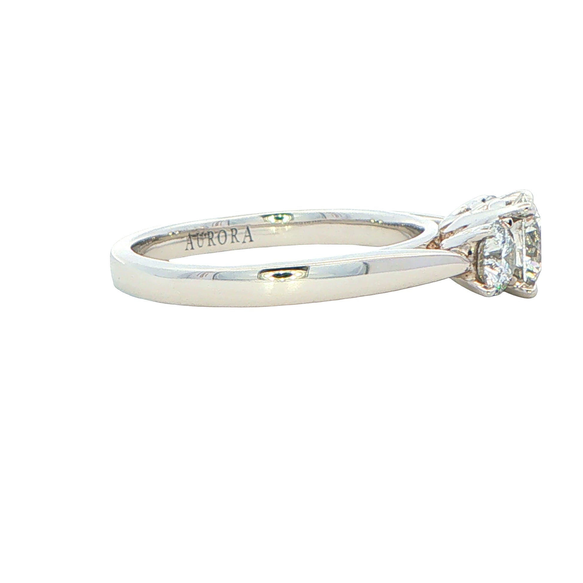 Platinum Aurora 3 Stone Diamond Ring - 1.23cts Gardiner Brothers