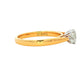 Yellow Gold Oval Aurora Cut Diamond 3 Stone Ring - 0.75cts Gardiner Brothers