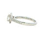 Platinum Aurora Cut Diamond Halo Ring - 0.91cts Gardiner Brothers