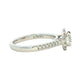 Platinum Aurora Cut Diamond Halo Ring - 0.91cts Gardiner Brothers