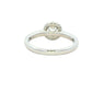 Platinum AURORA CUT DIAMOND HALO RING - 0.72CTS Gardiner Brothers