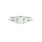 Platinum Aurora Round and Pear Shaped Diamond 3 Stone Ring - 0.89cts Gardiner Brothers