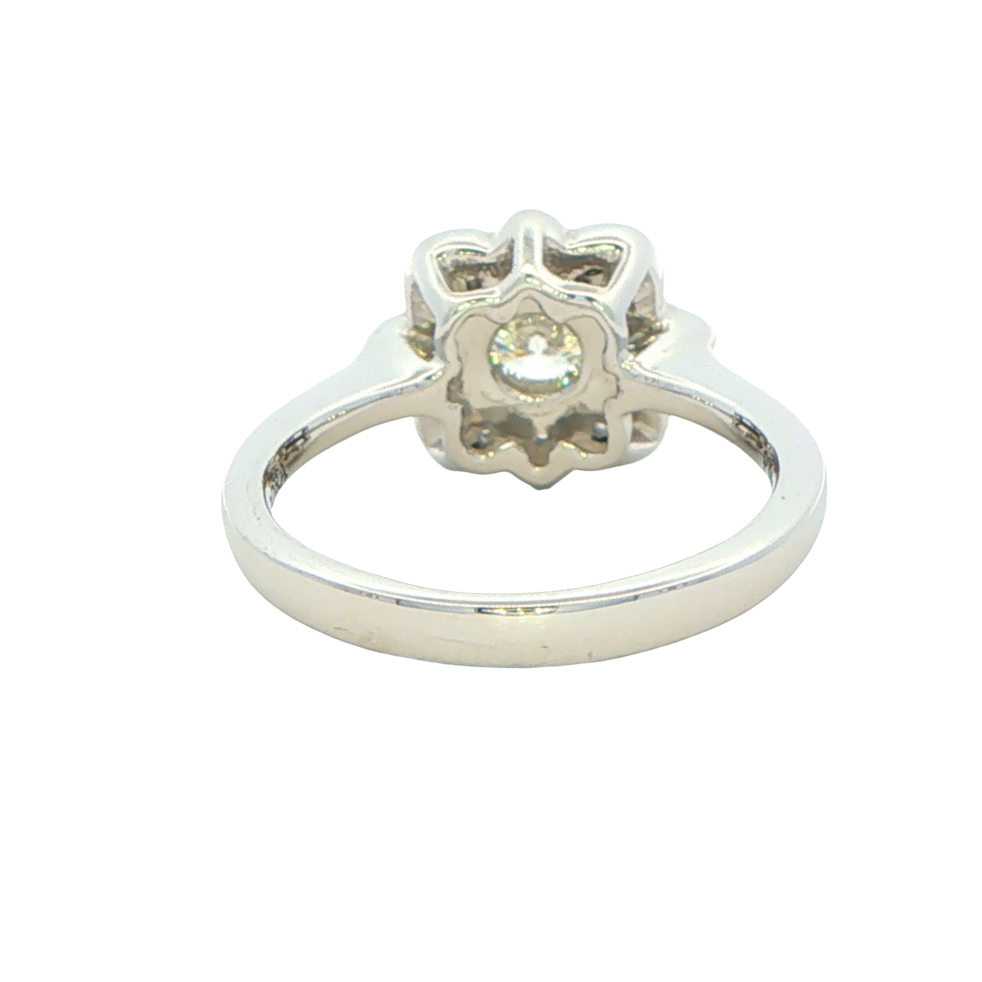 Platinum Aurora Cut Diamond Cluster Style Ring - 1.07cts Gardiner Brothers