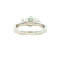Platinum 3 Oval Shaped Aurora Diamond Ring - 1.43cts Gardiner Brothers