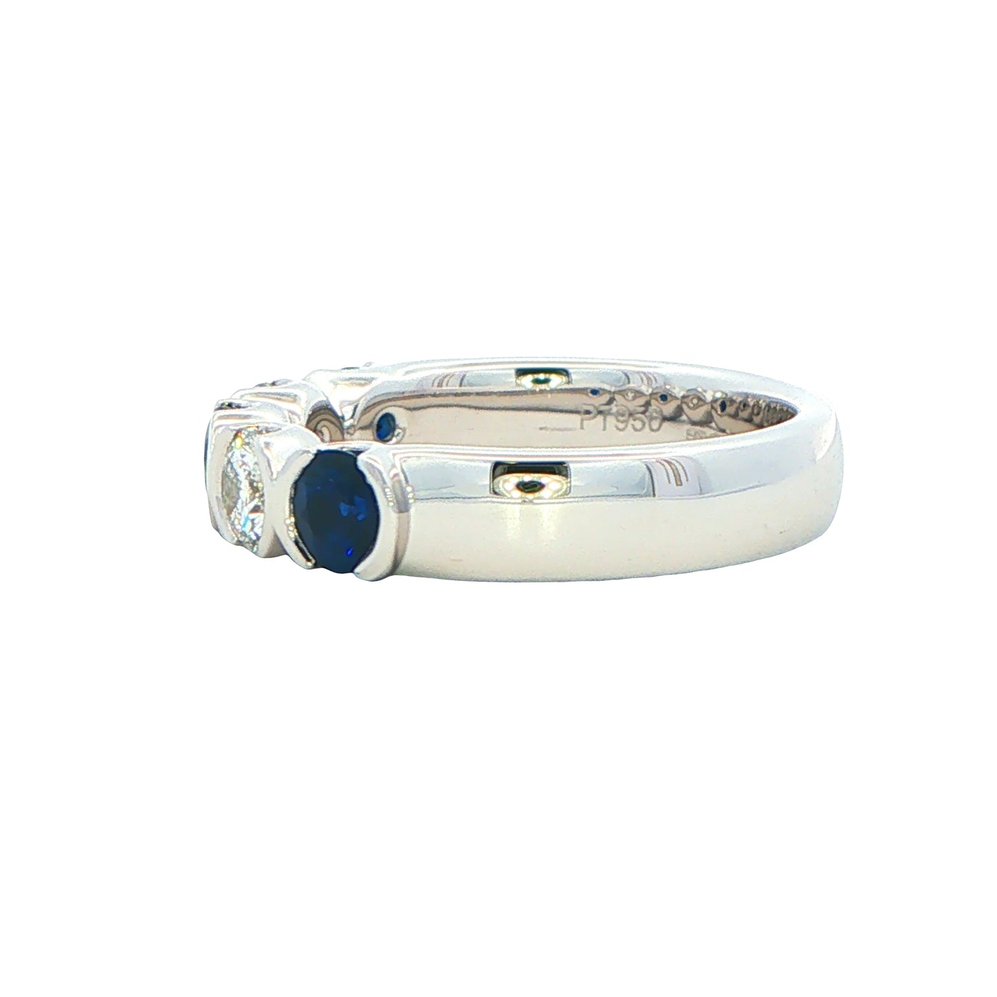 Sapphire and Diamond 5 Stone Ring Gardiner Brothers
