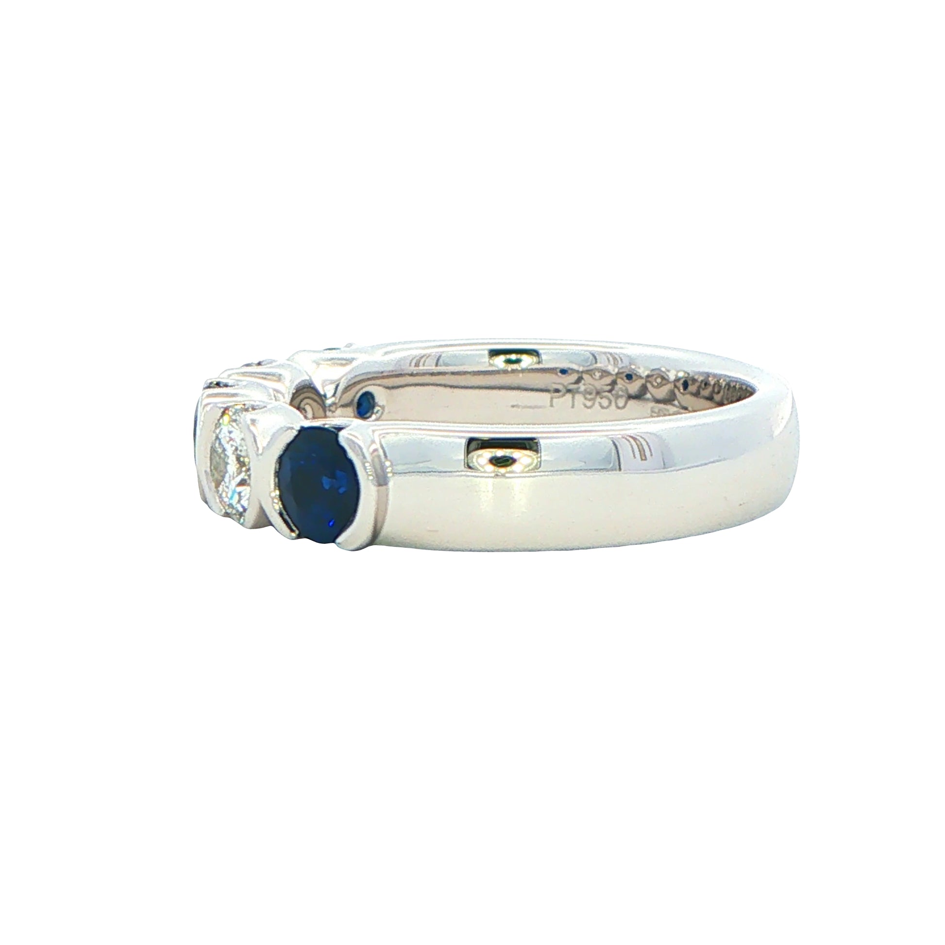 Sapphire and Diamond 5 Stone Ring Gardiner Brothers
