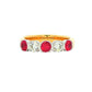 Ruby and Diamond 5 Stone Ring Gardiner Brothers