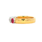 Ruby and Diamond 5 Stone Ring Gardiner Brothers