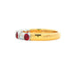 Ruby and Diamond 7 Stone Ring Gardiner Brothers