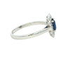 Sapphire AND DIAMOND FANCY CLUSTER STYLE RING Gardiner Brothers