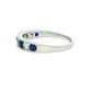 Sapphire and Diamond 9 Stone Eternity Ring Gardiner Brothers
