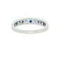 Sapphire and Diamond 9 Stone Eternity Ring Gardiner Brothers