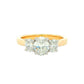 Yellow Gold Aurora Oval Shaped Diamond 3 Stone Ring - 1.17cts Gardiner Brothers