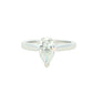 Platinum Pear Shaped Diamond Solitaire Ring - 1.20cts