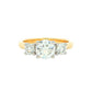 Yellow Gold Round Brilliant Cut Diamond 3 Stone Ring - 1.50cts Gardiner Brothers