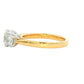 Yellow Gold Round Brilliant Cut Diamond 3 Stone Ring - 1.60cts