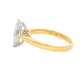 Yellow Gold Marquise shaped diamond solitaire ring - 1.21cts Gardiner Brothers