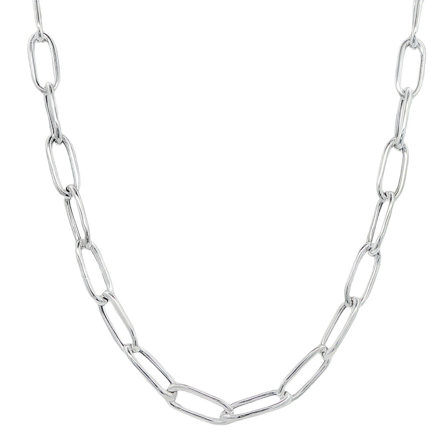 Silver PaperChain Link Necklace Gardiner Brothers